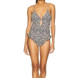 It's Now Cool The Peplum One-Piece Swimsuit XL Jaguar New Free People Movement